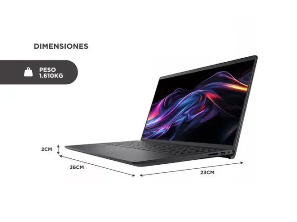 NOTEBOOK DELL INSPIRON 15 3530 INTEL CORTE I5-1334U 8GB 512GB 15.6" FULL HD TOUCH WIN 11 BLACK - Imagen 2