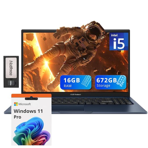 ASUS VIVOBOOK 15.6" I5-1235U 8GB RAM 512GB W11 BLUE - https://jardintecno.com.ar