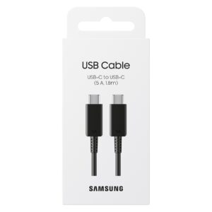 Cable USB Samsung (USBC-C to USB-C 5ª, 1.8m) - https://jardintecno.com.ar