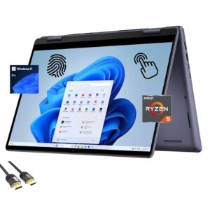 NOTEBOOK DELL INSPIRON 14 2IN1 AMD RYZEN 5 8640HS 8GB 512GB SSD 14" FHD+ TOUCH WIN11 MIDNIGHT BLUE - https://jardintecno.com.ar