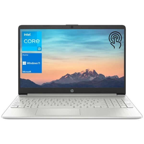 NOTEBOOK HP INTEL CORE I3-1215 8GB 256GB SSD 15.6" HD TOUCH SILVER - https://jardintecno.com.ar